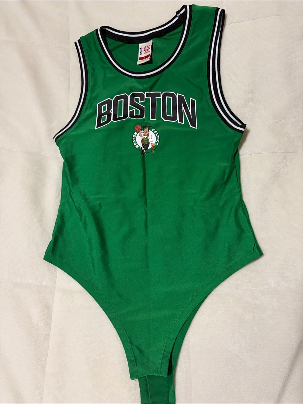 Boston Celtics Green Women’s One-Piece Jersey Bodysuit